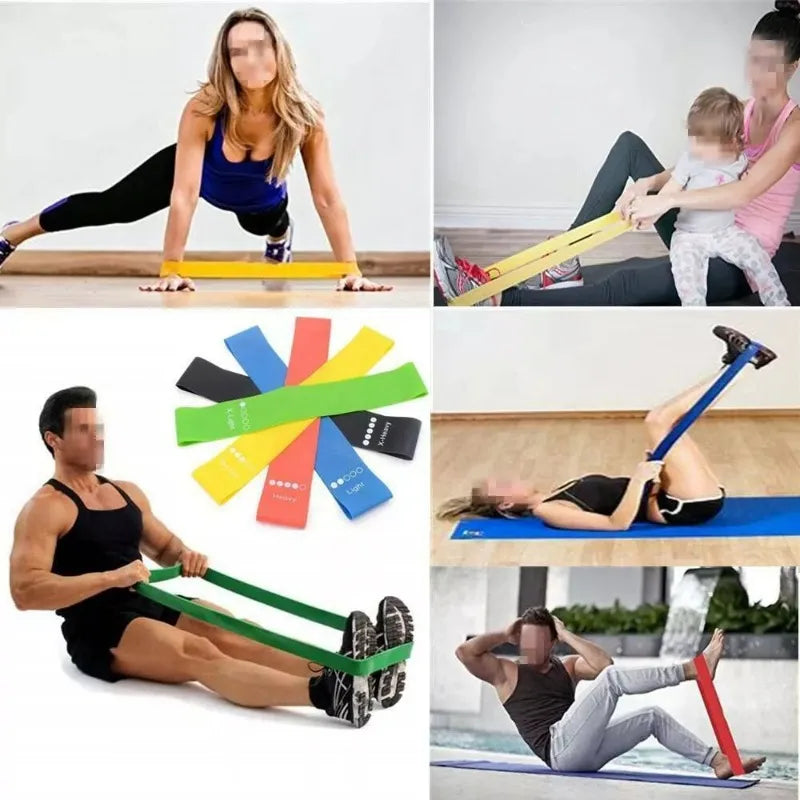 Colorful TPE Resistance Bands – Yoga & Strength Training