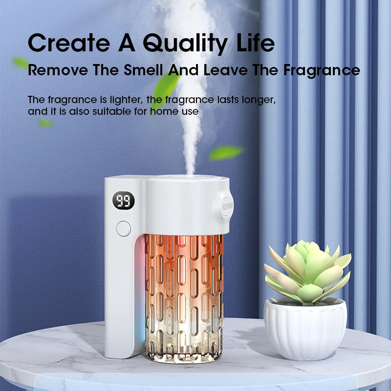 Rechargeable Wall-Mounted Aromatherapy Diffuser – 5-Mode Air Purifier