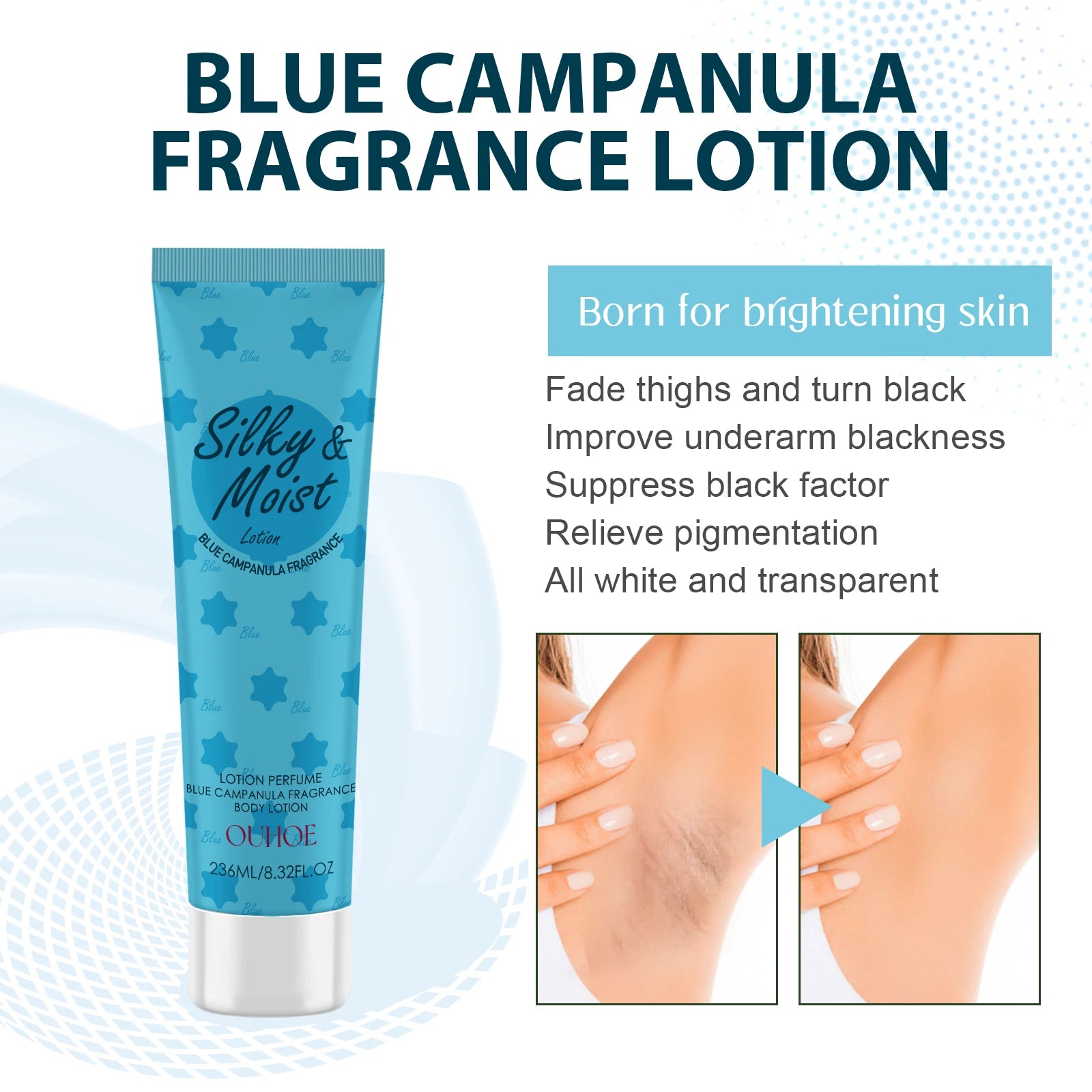 OUHOE Silky & Moist Body Lotion – Lightening & Whitening Care